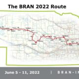 The BRAN 2022 route map